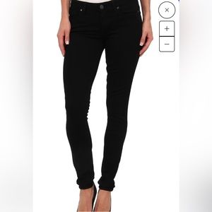 Paige Verdugo Ultra Skinny black jeggings/jeans.